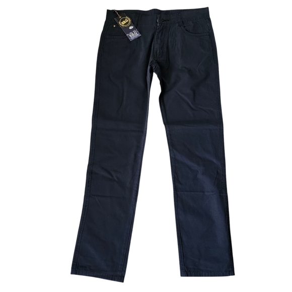 Men's Navy Blue Straight-Leg Pants - Great for Workwear! (Various Size - Picture 10 of 10